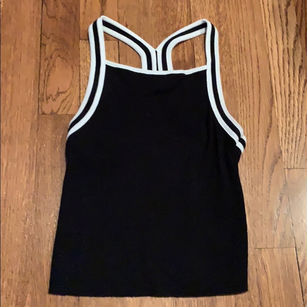 Brandy Melville Black Cropped Tank Top